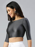 Prisma | Blouse Elbow Sleeve-Slate Blouse