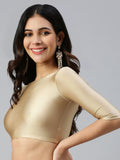 Prisma | Blouse Elbow Sleeve-Gold Blouse