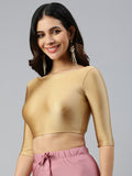 Prisma | Blouse Elbow Sleeve-Super Gold Blouse