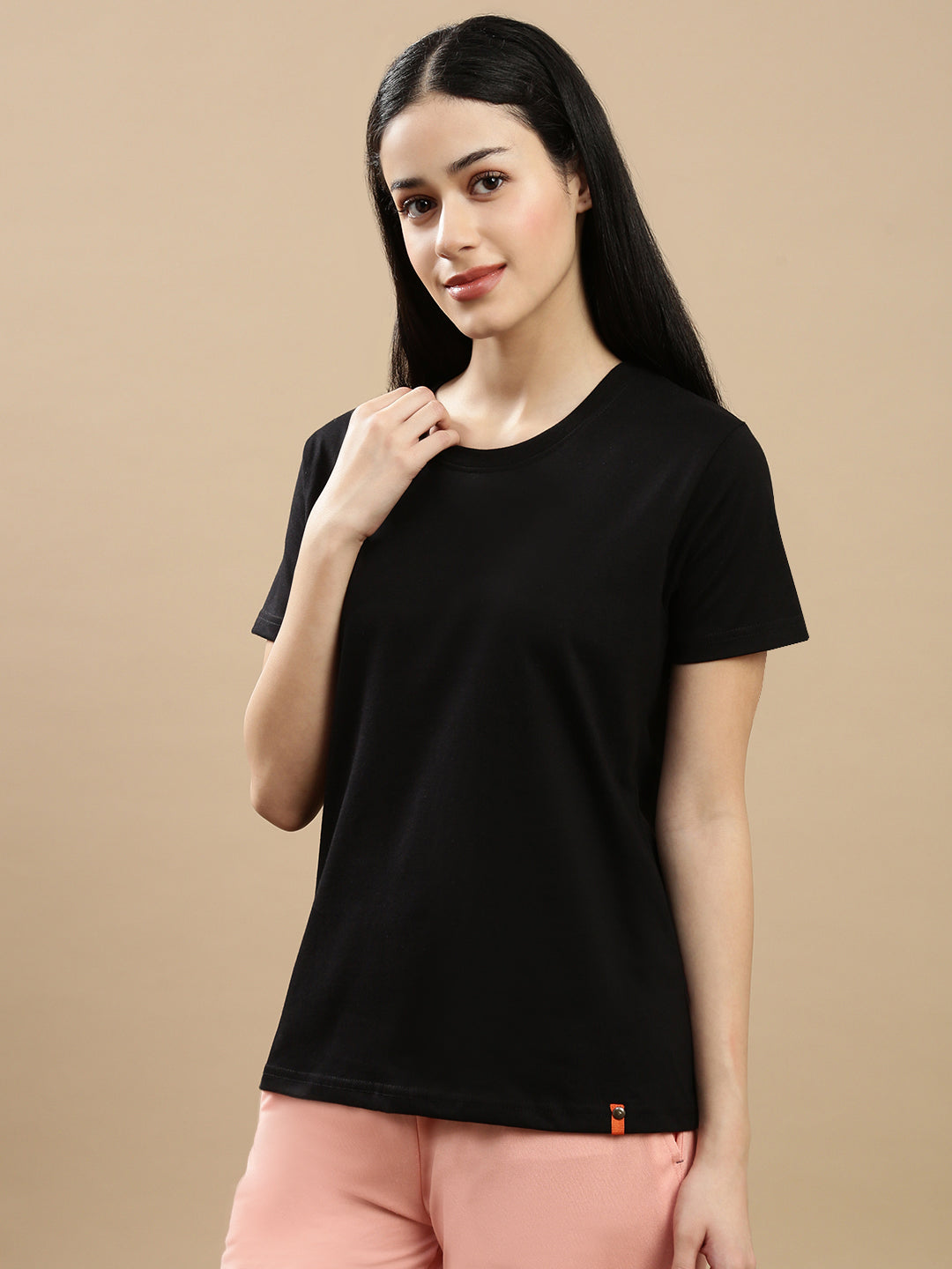 Prisma | Basic Tee-Black Athleisure