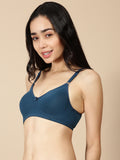 Prisma | Daily Fit(Moulded Basic Bra)-Teal Lingerie