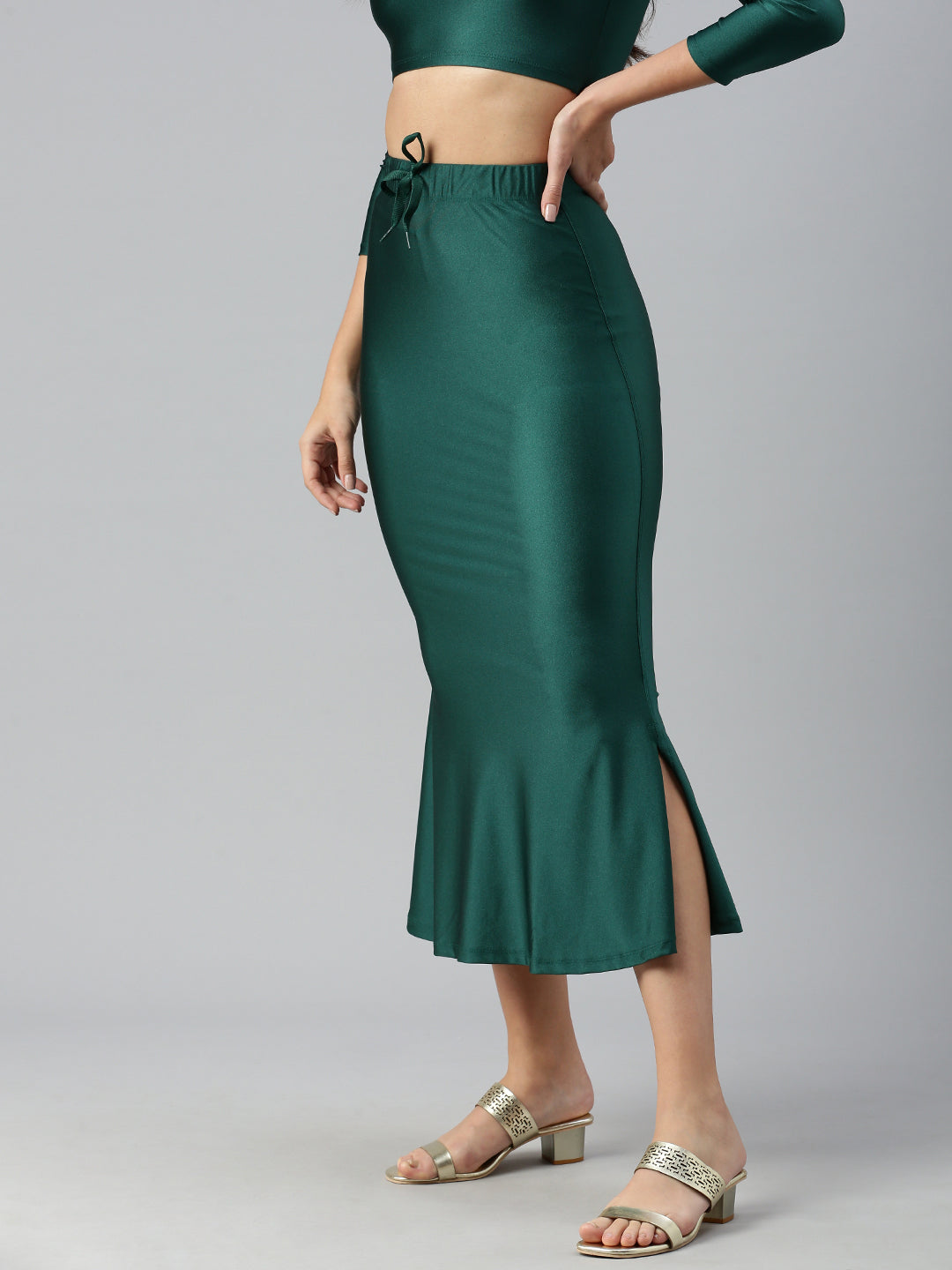 Prisma | Saree Shaper-Bottle Green Inner Wear