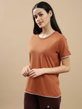 Prisma | Basic Tee-Burnt Orange Athleisure