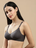 Prisma | Body Fit ( Moulded Encircle Bra)-Slate Lingerie
