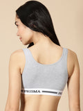 Prisma | Sporty(Moulded Sports Bra)-Grey Melange Lingerie