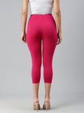 Prisma | Leggings capri-Magenta Leggings