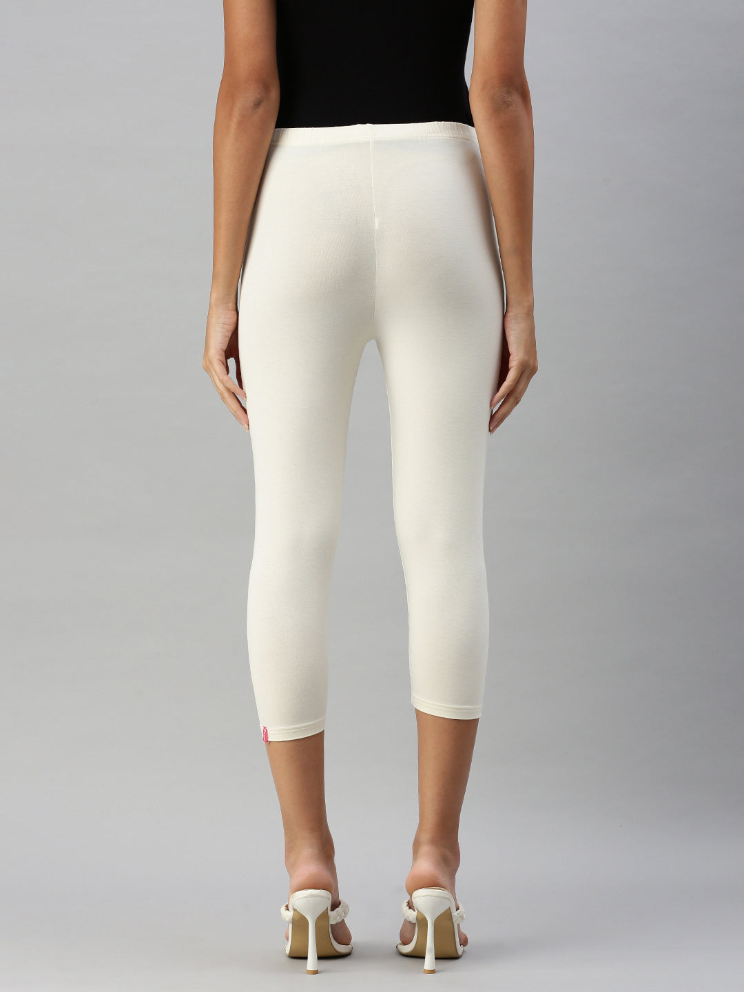 Prisma | Leggings capri-Cream Leggings
