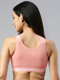 Prisma | Sporty(Moulded Sports Bra)-Peach Lingerie