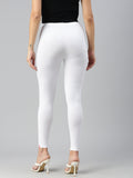 Prisma | Ankle Leggings-White Leggings