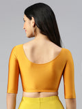 Prisma | Blouse Elbow Sleeve-Mustard Blouse