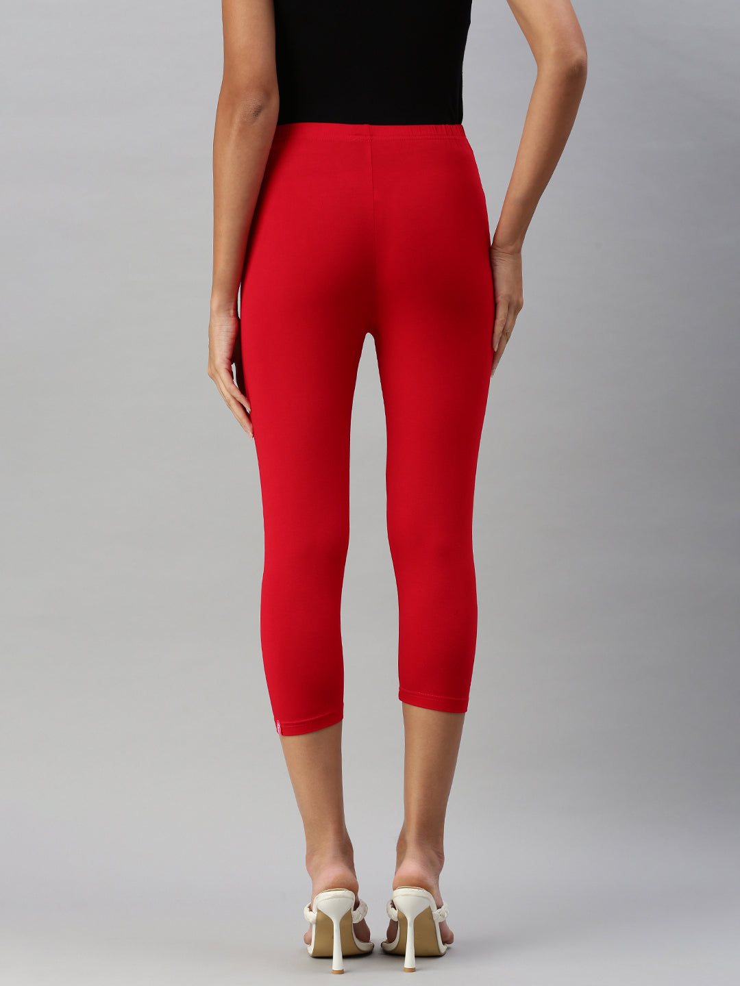 Prisma | Leggings capri-Apple Red Leggings