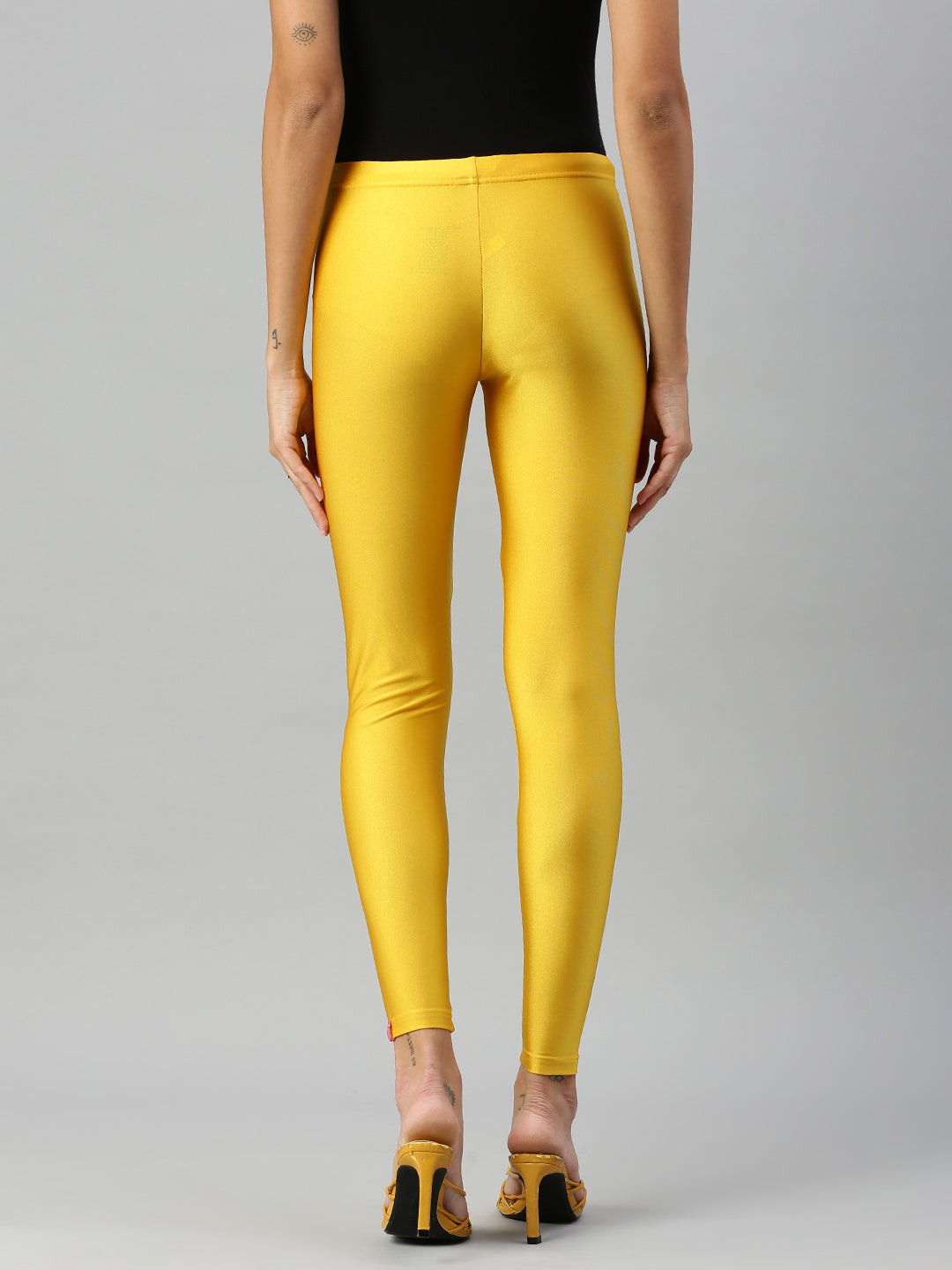 Prisma | Shimmer Leggings-Yellow Gold Leggings