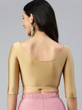 Prisma | Blouse Elbow Sleeve-Super Gold Blouse
