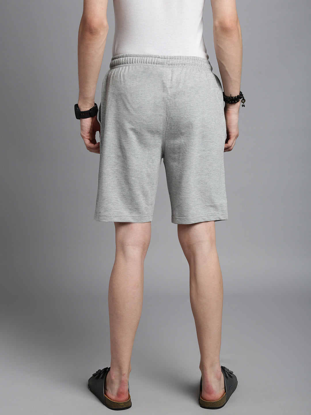 Prisma | Milano Bermudas-Grey Melange Athleisure