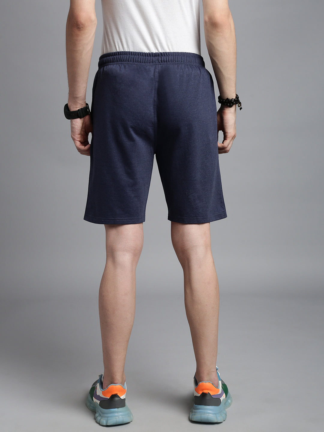 Prisma | Milano Bermudas-Blue Melange Athleisure