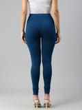 Prisma | Churidar Leggings-Teal Leggings