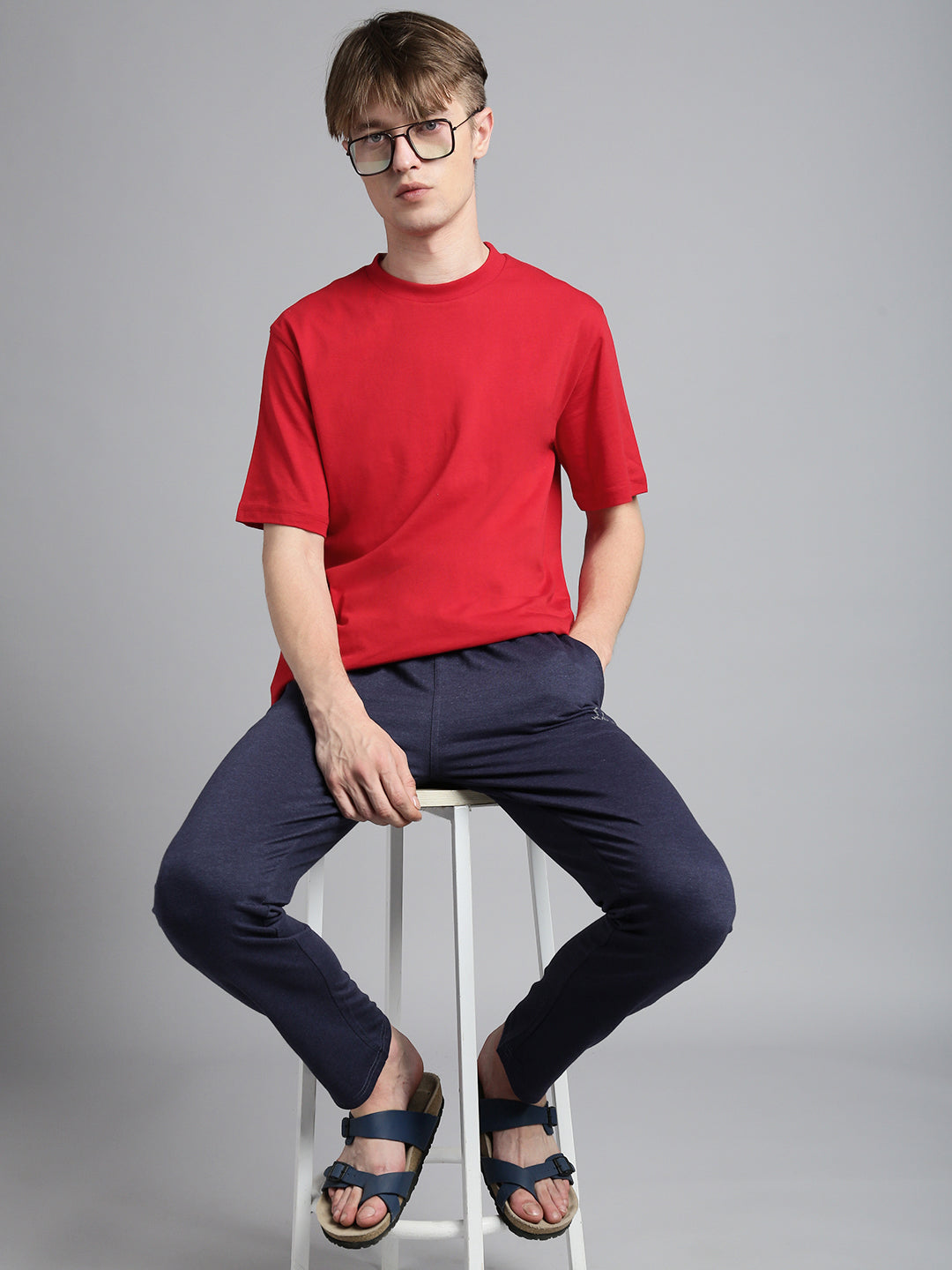 Prisma | Milano Track Pant R.F-Blue Melange Athleisure