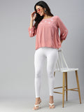Prisma | Ankle Leggings-White Leggings