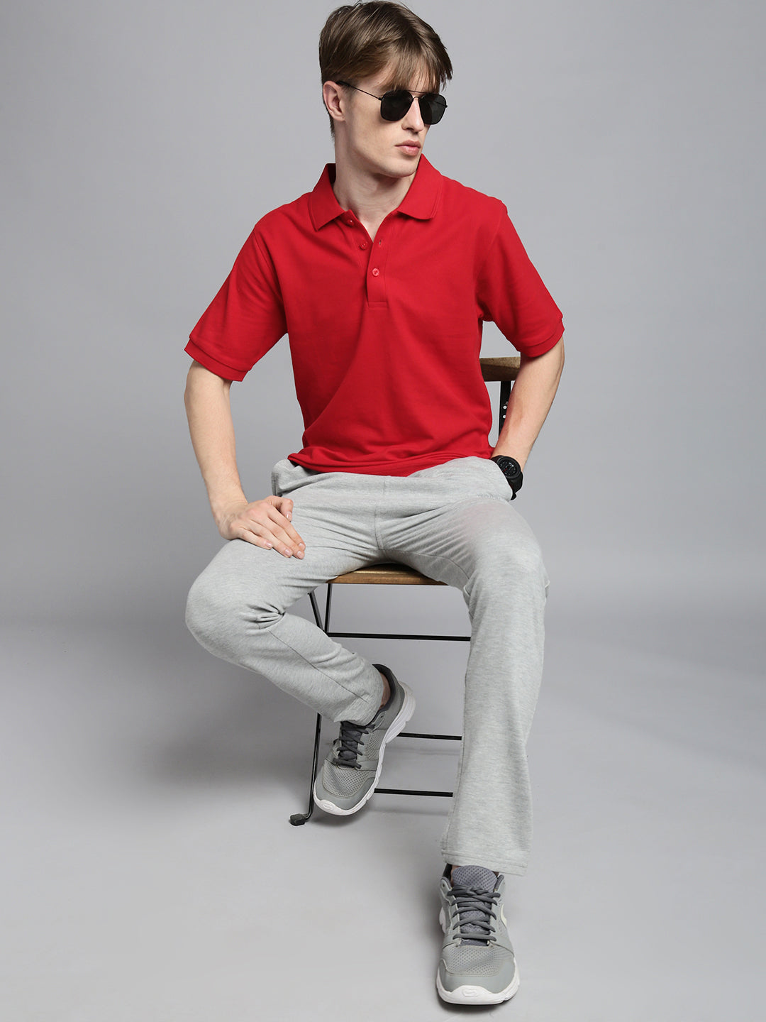 Prisma | Milano Track Pant R.F-Grey Melange Athleisure