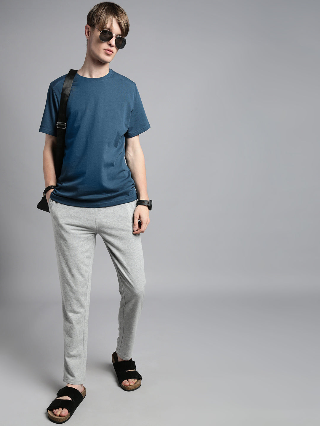 Prisma | Milano Track Pant S.F-Grey Melange Athleisure