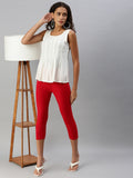 Prisma | Leggings capri-Apple Red Leggings