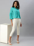 Prisma | Leggings capri-Cream Leggings