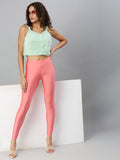 Prisma | Shimmer Leggings-Peach Leggings