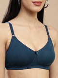 Prisma | Body Fit ( Moulded Encircle Bra)-Teal Lingerie