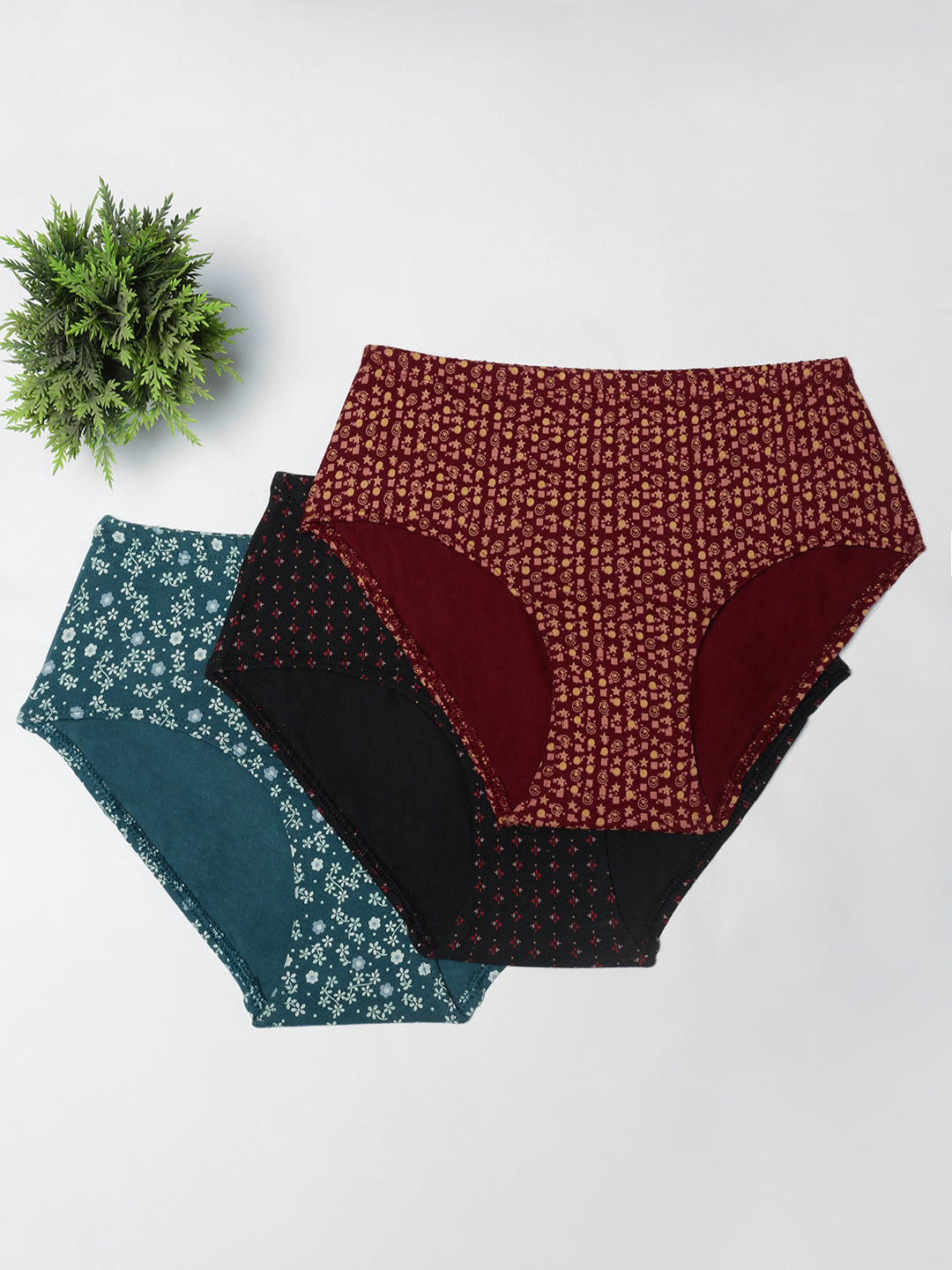 Prisma | High Waist (IE-Invisible Elastic) (PO3)-Combo-5 Lingerie