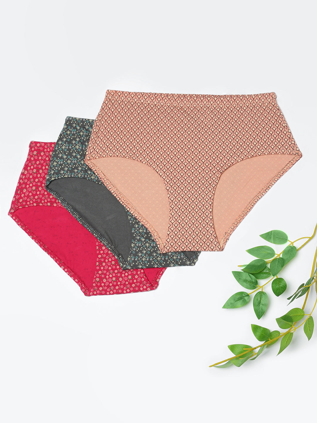 Prisma | High Waist (IE-Invisible Elastic) (PO3)-Combo-7 Lingerie