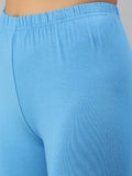 Prisma | Churidar Leggings-Peacock Blue Leggings