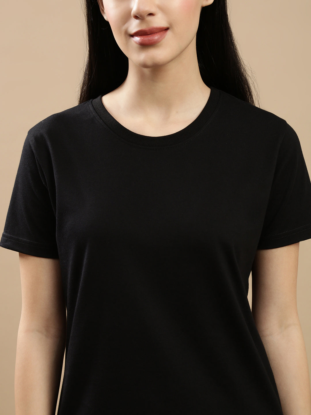 Prisma | Basic Tee-Black Athleisure