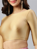 Prisma | Blouse Elbow Sleeve-Super Gold Blouse