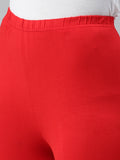 Prisma | Leggings capri-Red Leggings
