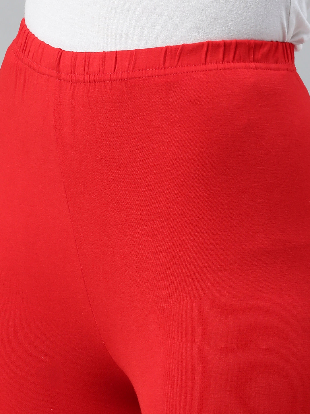 Prisma | Leggings capri-Red Leggings