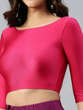 Prisma | Blouse Elbow Sleeve-Strawberry Blouse