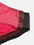 Prisma | High Waist Panty(OE-Outer Elastic) (PO3)-Combo-8 Lingerie