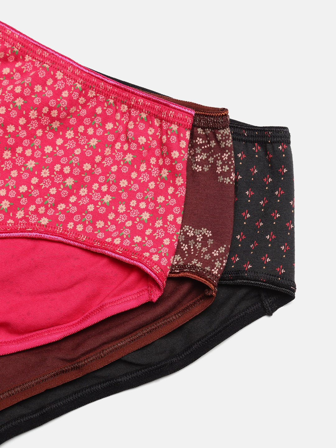 Prisma | High Waist Panty(OE-Outer Elastic) (PO3)-Combo-8 Lingerie