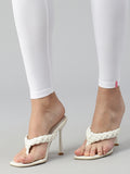 Prisma | Ankle Leggings-White Leggings