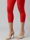 Prisma | Leggings capri-Red Leggings