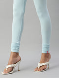 Prisma | Churidar Leggings-Sky Blue Leggings