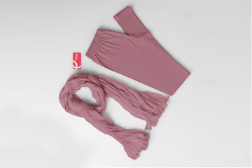 Dupatta-Mauve