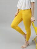 Prisma | Ankle Leggings-Gold Leggings
