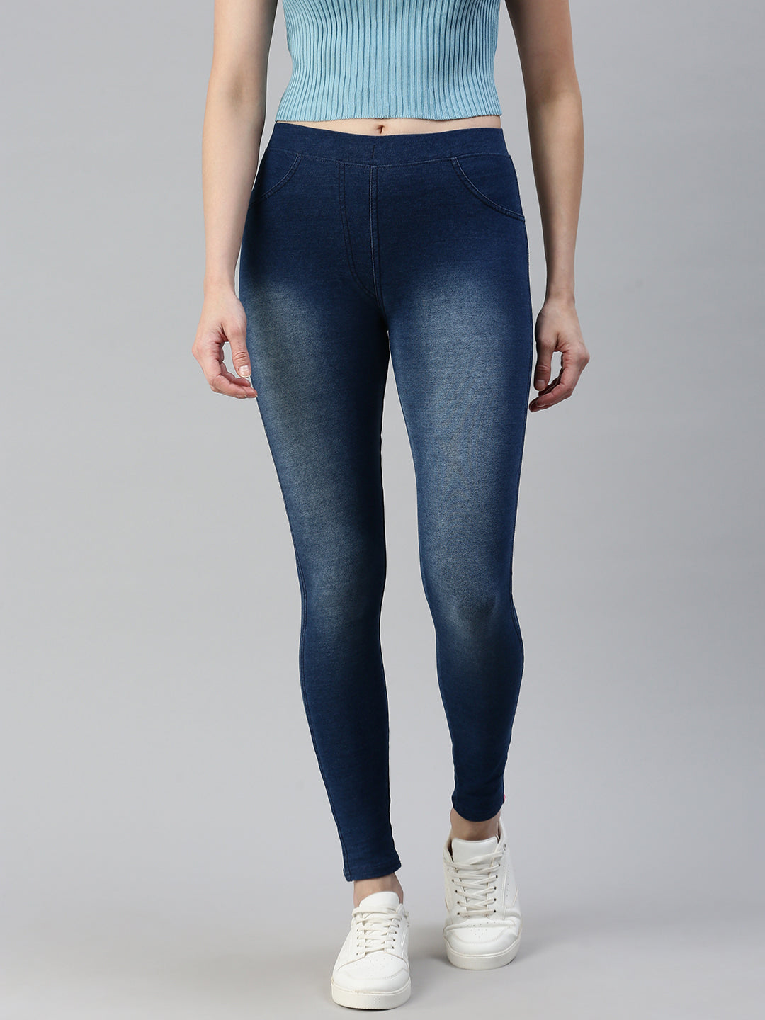 Prisma | Jeggings Pocket-Texas Blue Jeggings