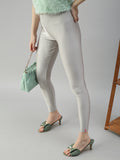 Prisma | Shimmer Leggings-Super Sliver Leggings