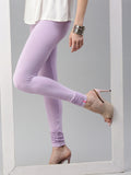 Prisma | Churidar Leggings-Lavender Leggings