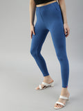 Prisma | Ankle Leggings-Jean Blue Leggings