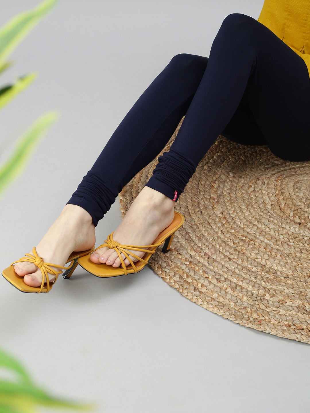 Prisma | Churidar Leggings-Navy Leggings