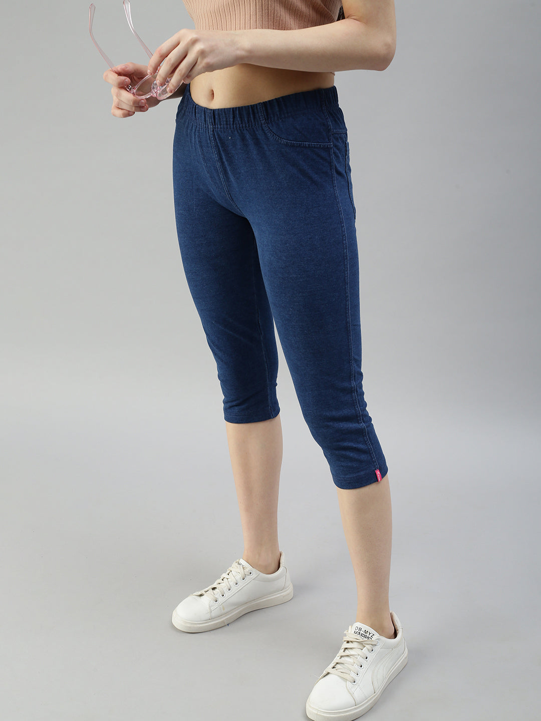Prisma | Jeggings Capri-Regular Blue Jeggings