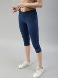 Prisma | Jeggings Capri-Regular Blue Jeggings